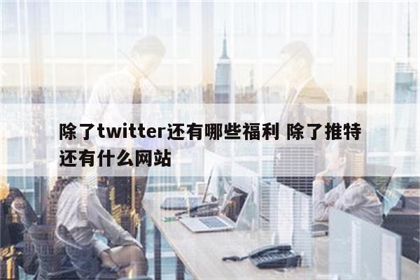 除了twitter还有哪些福利 除了推特还有什么网站