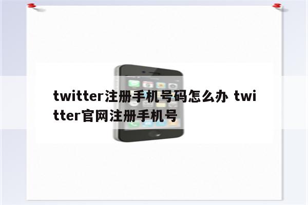 twitter注册手机号码怎么办 twitter官网注册手机号