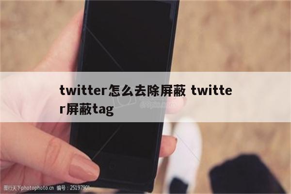 twitter怎么去除屏蔽 twitter屏蔽tag