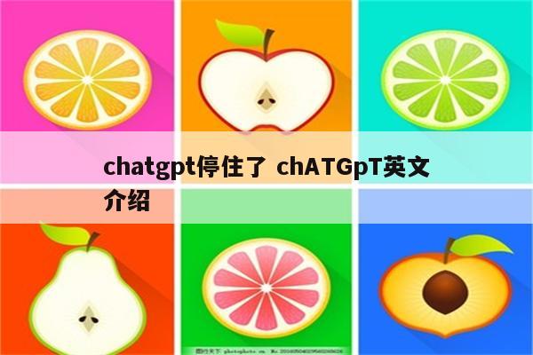 chatgpt停住了 chATGpT英文介绍