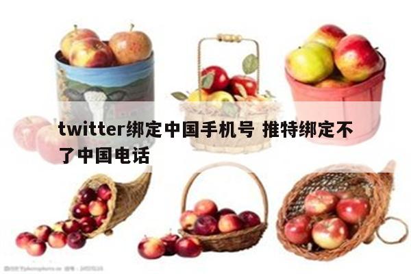 twitter绑定中国手机号 推特绑定不了中国电话