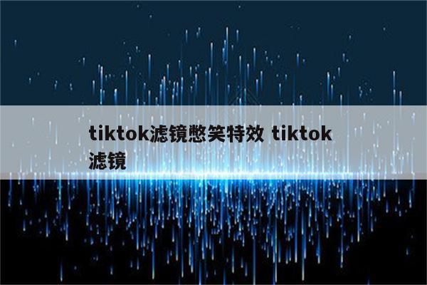 tiktok滤镜憋笑特效 tiktok 滤镜