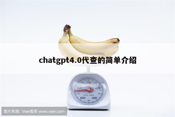 chatgpt4.0代查的简单介绍