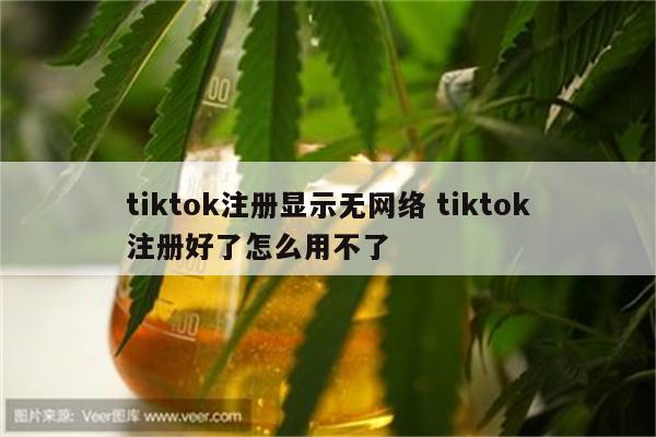 tiktok注册显示无网络 tiktok注册好了怎么用不了