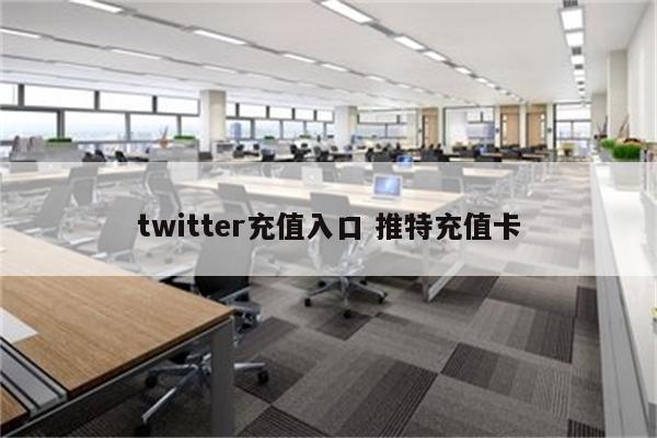 twitter充值入口 推特充值卡