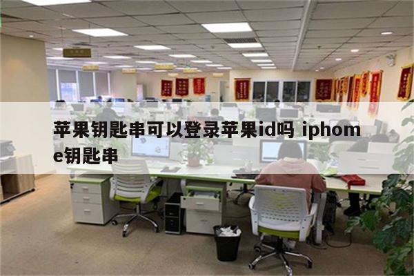 苹果钥匙串可以登录苹果id吗 iphome钥匙串