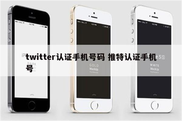 twitter认证手机号码 推特认证手机号