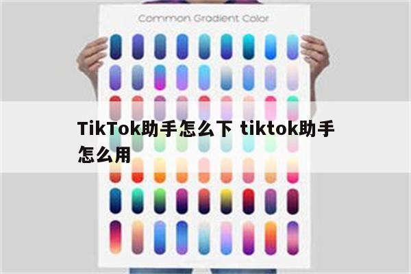 TikTok助手怎么下 tiktok助手怎么用