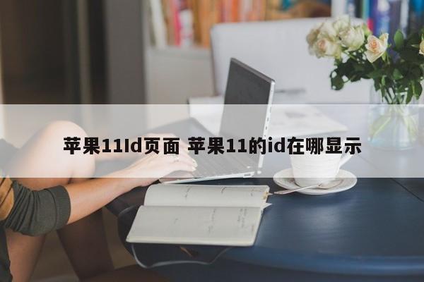 苹果11Id页面 苹果11的id在哪显示