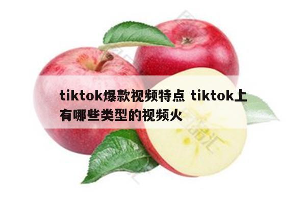 tiktok爆款视频特点 tiktok上有哪些类型的视频火