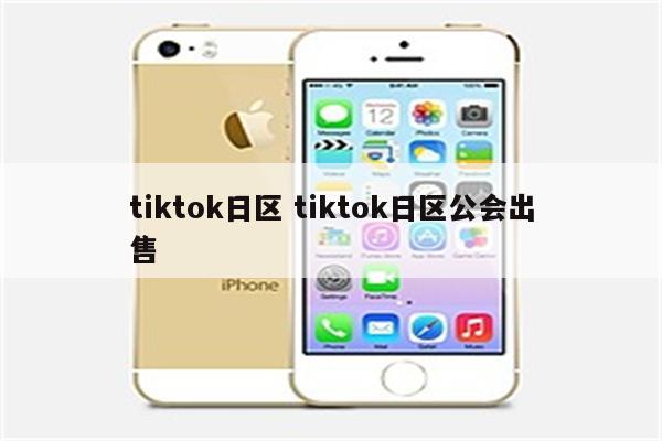 tiktok日区 tiktok日区公会出售