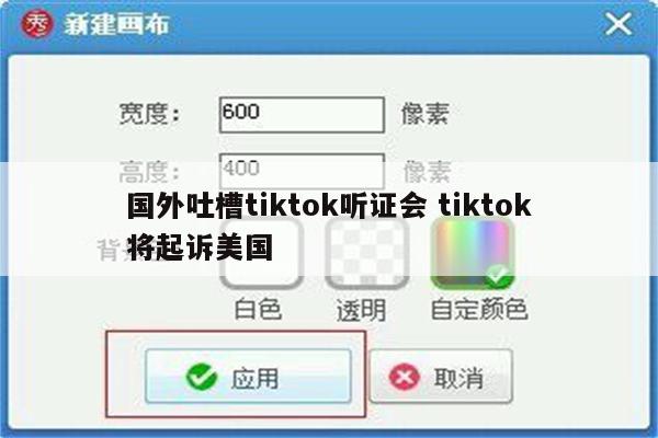 国外吐槽tiktok听证会 tiktok将起诉美国