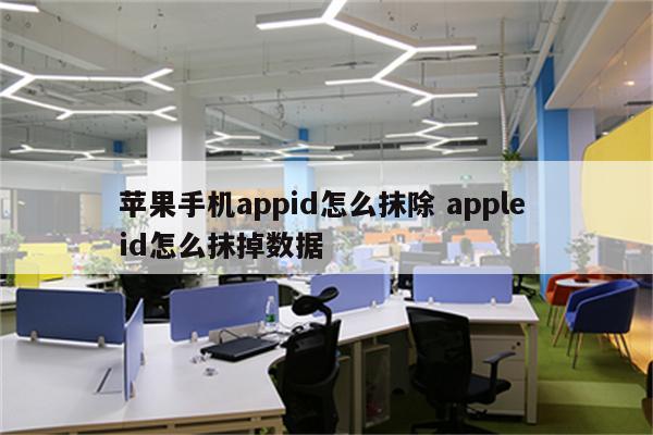 苹果手机appid怎么抹除 apple id怎么抹掉数据