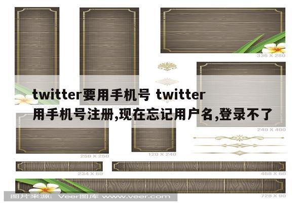 twitter要用手机号 twitter用手机号注册,现在忘记用户名,登录不了