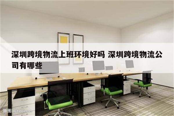 深圳跨境物流上班环境好吗 深圳跨境物流公司有哪些