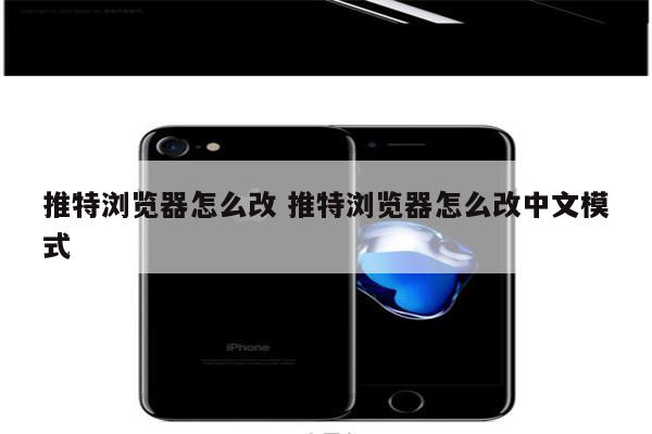 推特浏览器怎么改 推特浏览器怎么改中文模式