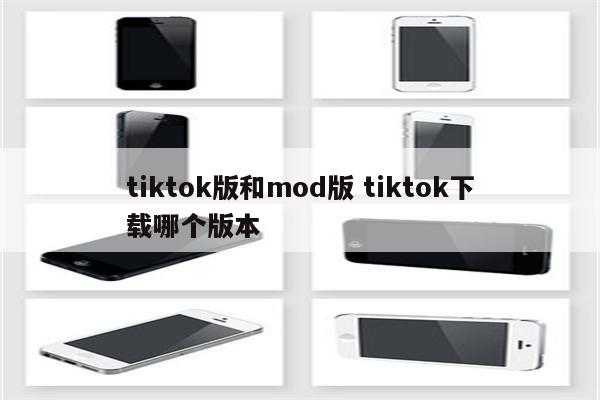 tiktok版和mod版 tiktok下载哪个版本