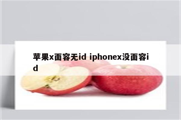 苹果x面容无id iphonex没面容id