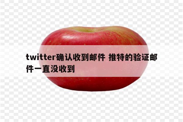 twitter确认收到邮件 推特的验证邮件一直没收到