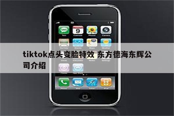 tiktok点头变脸特效 东方德海东辉公司介绍