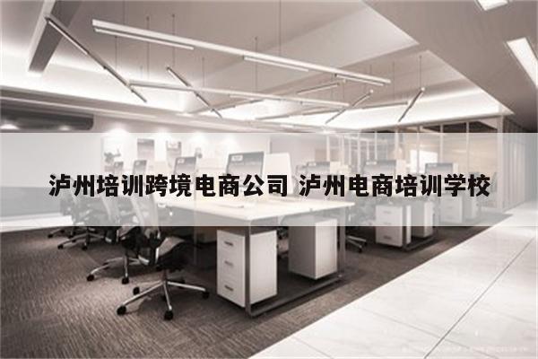 泸州培训跨境电商公司 泸州电商培训学校