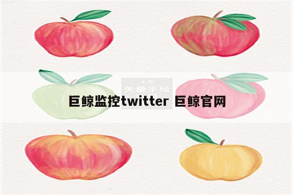 巨鲸监控twitter 巨鲸官网