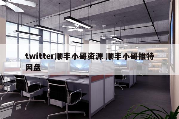 twitter顺丰小哥资源 顺丰小哥推特网盘