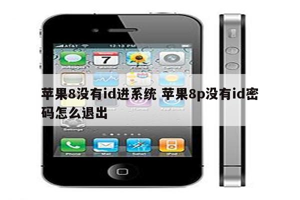 苹果8没有id进系统 苹果8p没有id密码怎么退出