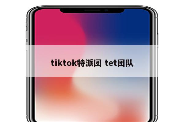tiktok特派团 tet团队