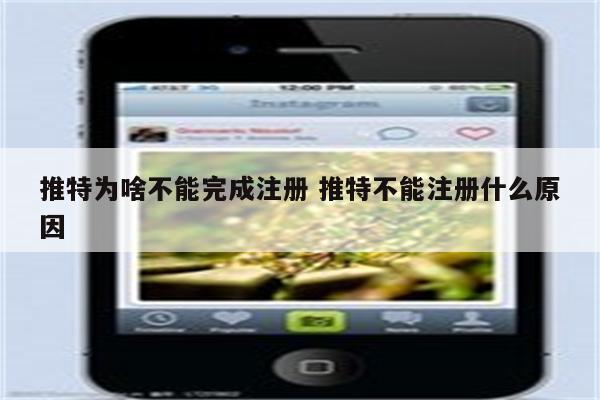 推特为啥不能完成注册 推特不能注册什么原因