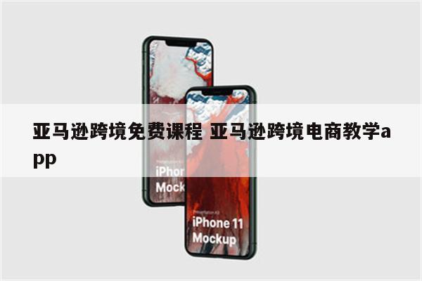 亚马逊跨境免费课程 亚马逊跨境电商教学app