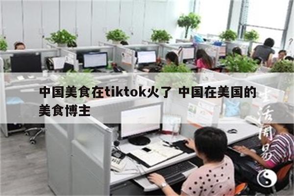中国美食在tiktok火了 中国在美国的美食博主