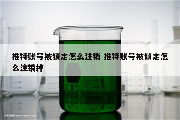 推特账号被锁定怎么注销 推特账号被锁定怎么注销掉