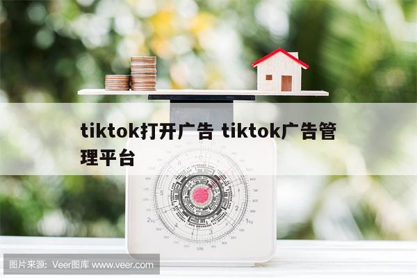 tiktok打开广告 tiktok广告管理平台