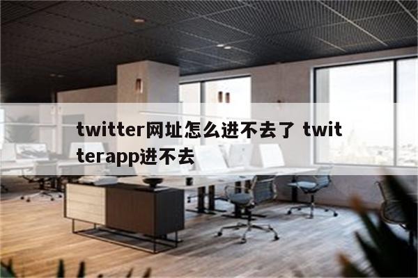 twitter网址怎么进不去了 twitterapp进不去