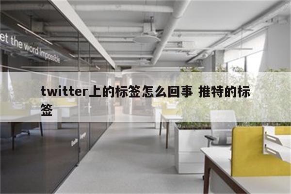 twitter上的标签怎么回事 推特的标签