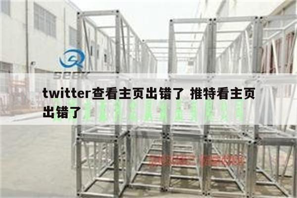 twitter查看主页出错了 推特看主页出错了