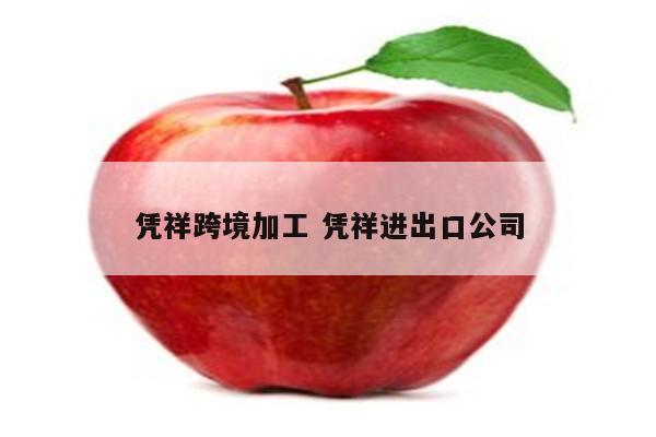 凭祥跨境加工 凭祥进出口公司