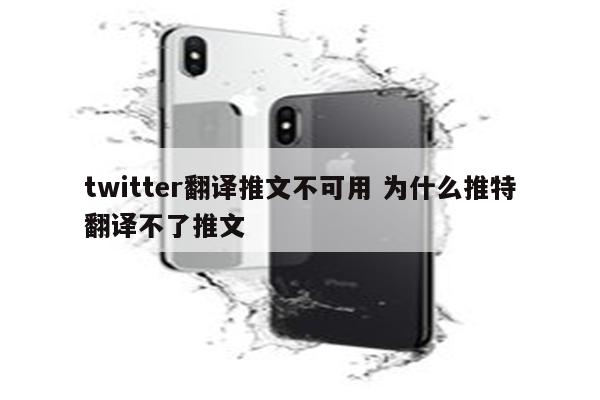 twitter翻译推文不可用 为什么推特翻译不了推文