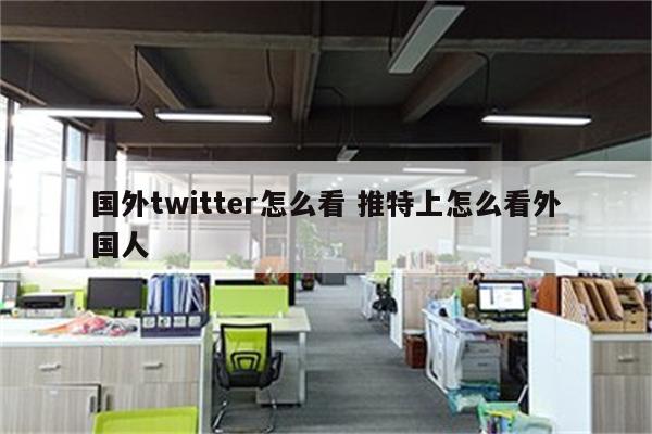 国外twitter怎么看 推特上怎么看外国人