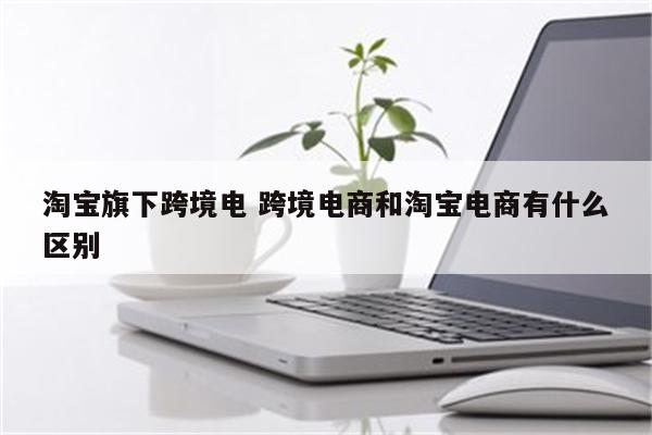 淘宝旗下跨境电 跨境电商和淘宝电商有什么区别