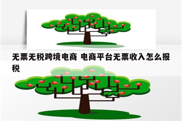 无票无税跨境电商 电商平台无票收入怎么报税