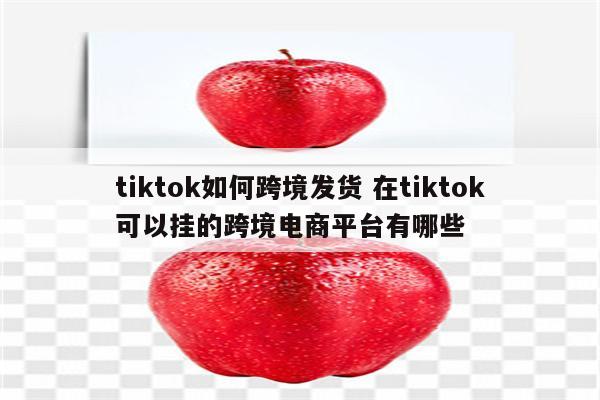 tiktok如何跨境发货 在tiktok可以挂的跨境电商平台有哪些