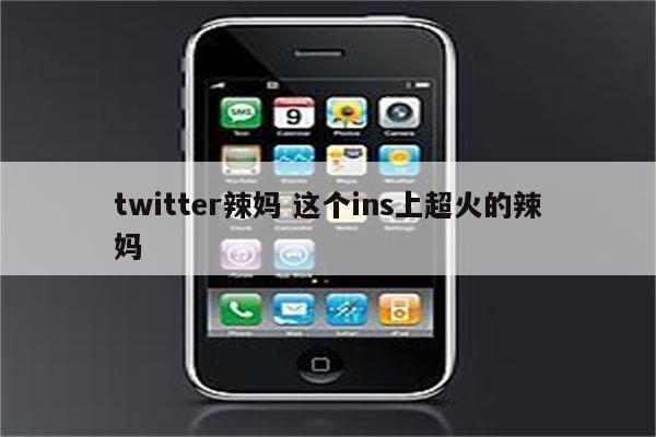 twitter辣妈 这个ins上超火的辣妈