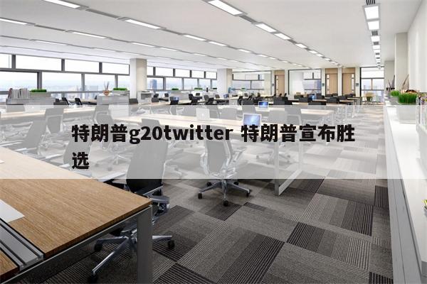 特朗普g20twitter 特朗普宣布胜选