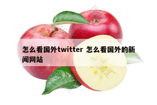 怎么看国外twitter 怎么看国外的新闻网站