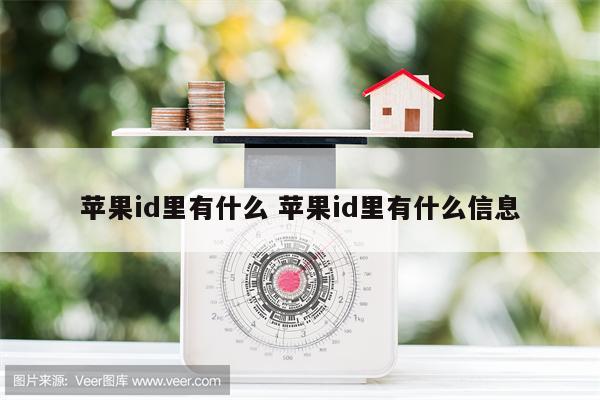 苹果id里有什么 苹果id里有什么信息