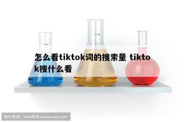 怎么看tiktok词的搜索量 tiktok搜什么看