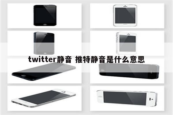 twitter静音 推特静音是什么意思