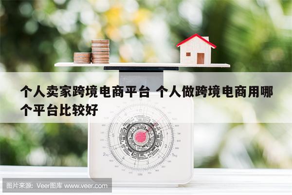 个人卖家跨境电商平台 个人做跨境电商用哪个平台比较好